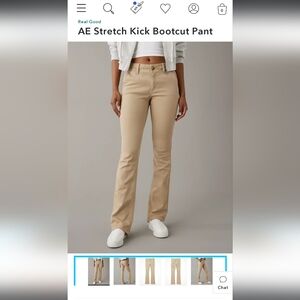 American Eagle Super Stretch Kick Boot Pants